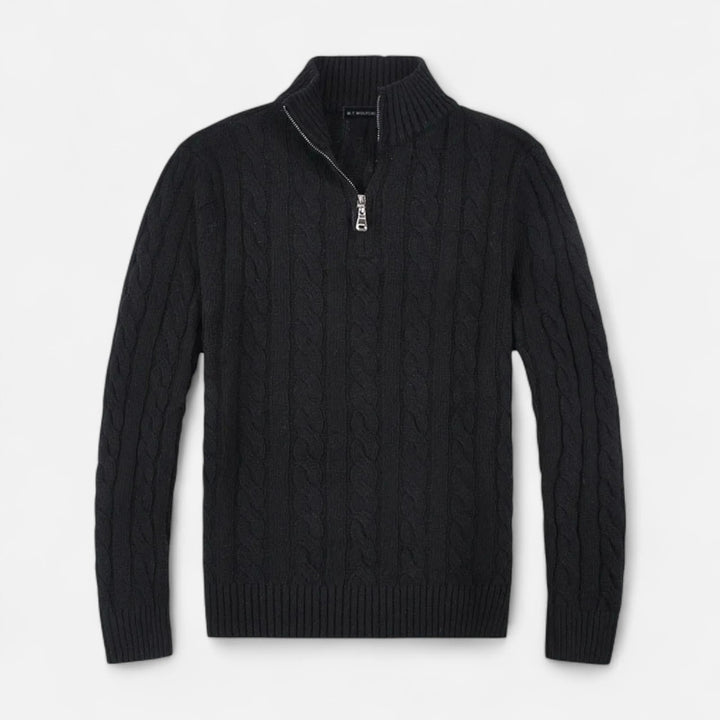 Sorata | Heren Half Zip Trui | Tijdloze Smart-Casual Stijl