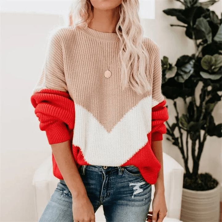 Iva | Modieuze Gebreide Trui | Dames Sweater | Jumper Vest - Sorata