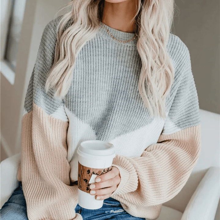 Iva | Modieuze Gebreide Trui | Dames Sweater | Jumper Vest - Sorata