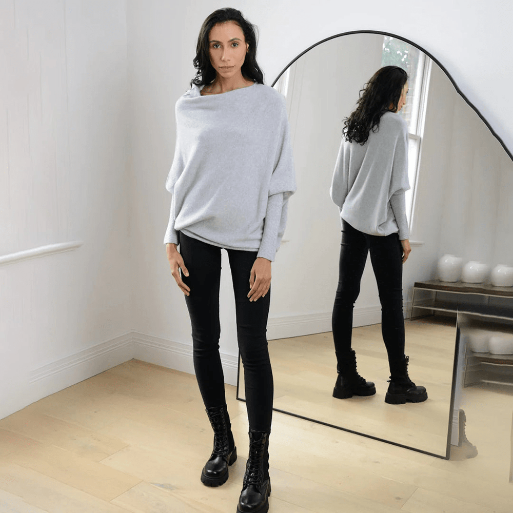 Iva | Veelzijdige Trui met Off the Shoulder | Dames Sweater | Jumper Vest - Sorata