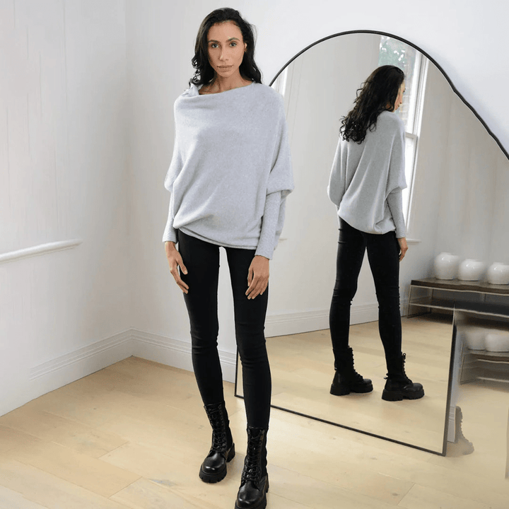 Iva | Veelzijdige Trui met Off the Shoulder | Dames Sweater | Jumper Vest - Sorata