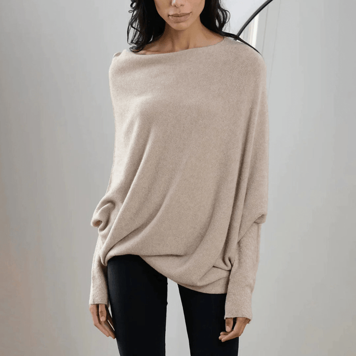 Iva | Veelzijdige Trui met Off the Shoulder | Dames Sweater | Jumper Vest - Sorata
