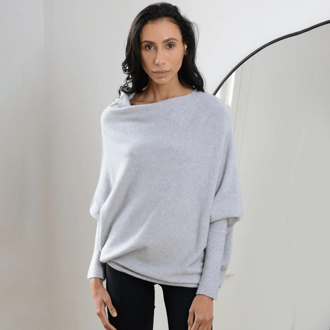Iva | Veelzijdige Trui met Off the Shoulder | Dames Sweater | Jumper Vest - Sorata
