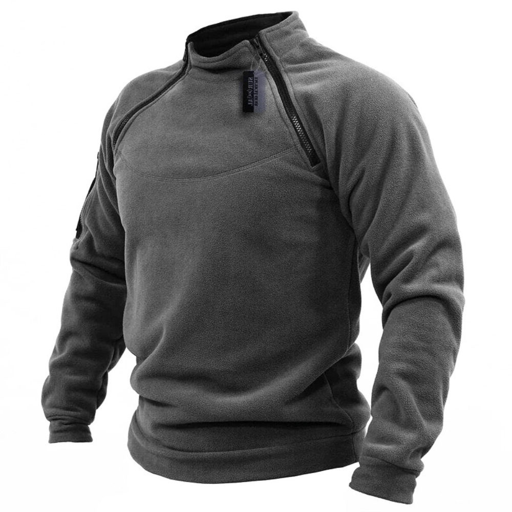 James | Heren Trui | Tactisch Fleece Trui Heren | Warm & Comfortabel - Sorata