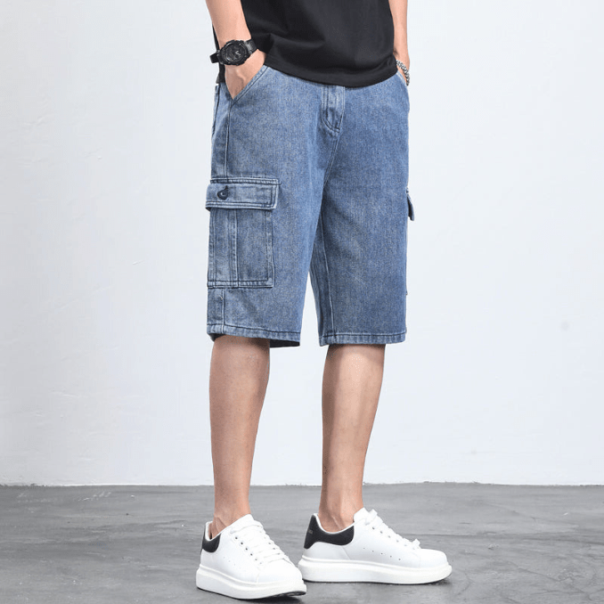 James - Vintage Denim Shorts - Herenshorts - Voor Zomerse & Casual Outfits - Sorata