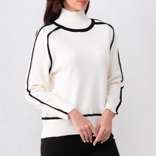Janey - Dames Truien - Warme Trui Dames - Chique Coltrui - Elegant & Comfortabel - Sorata