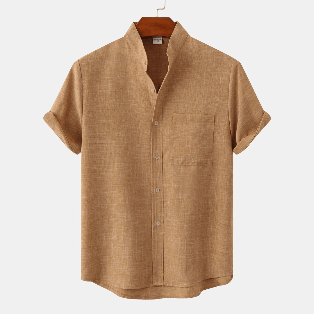 Jarry | Katoenen Button - Up Overhemd | Heren Blouse - Sorata