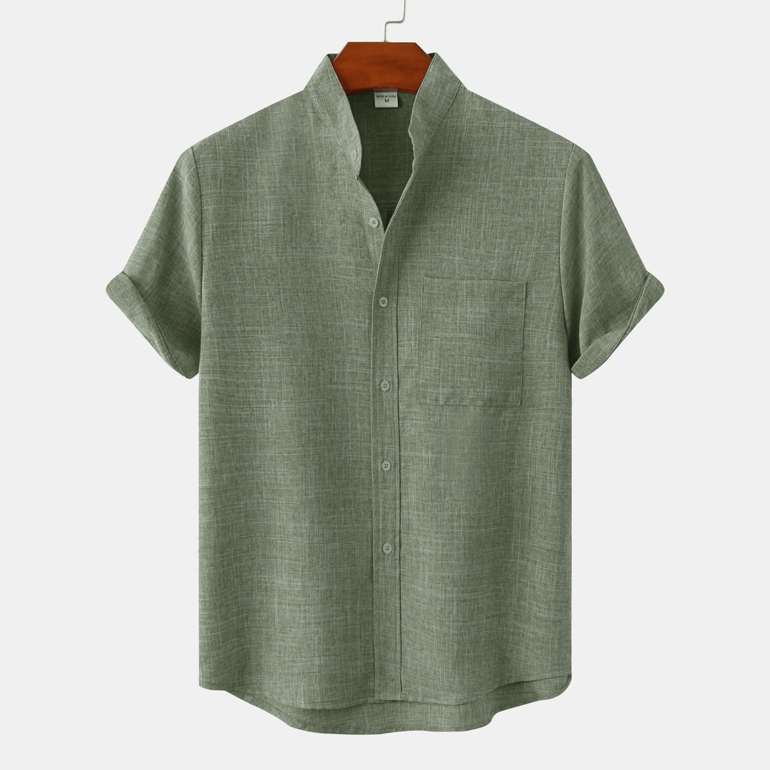 Jarry | Katoenen Button - Up Overhemd | Heren Blouse - Sorata