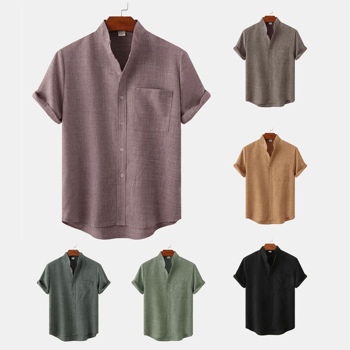 Jarry | Katoenen Button - Up Overhemd | Heren Blouse - Sorata