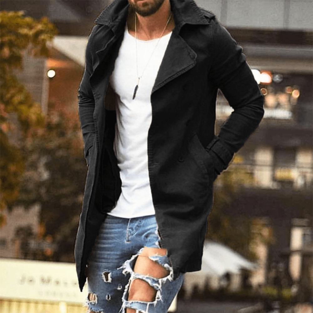 Jason | Lange Jas voor Heren | Trendy Ontwerp & Comfortabel - Sorata