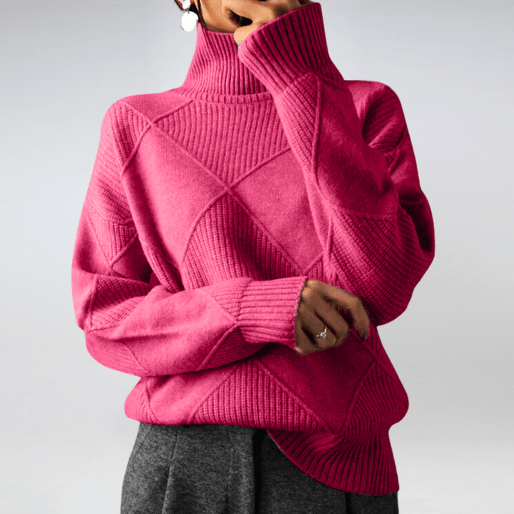 Jaylin | Dames Trui | Zachte En Warme Kasjmier Trui | Comfortabel & Casual - Sorata