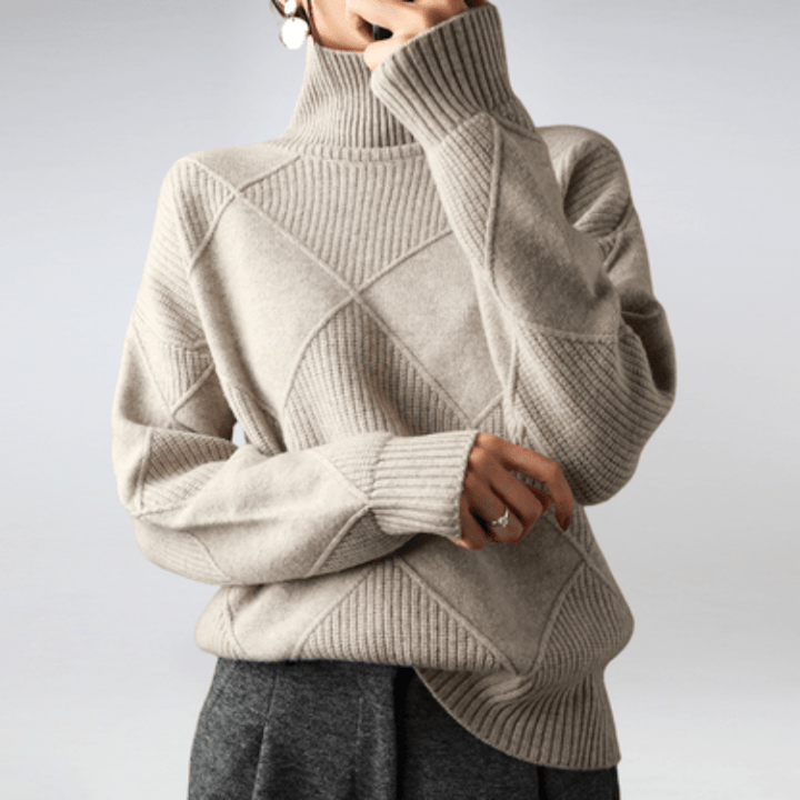Jaylin | Dames Trui | Zachte En Warme Kasjmier Trui | Comfortabel & Casual - Sorata