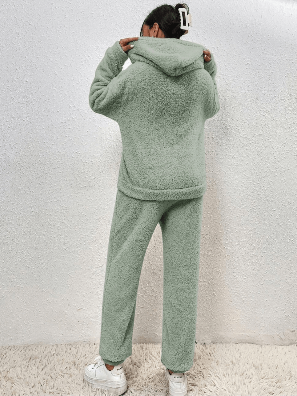 Jeffy | Warme Winter Dames Hoodie en Broeken Set - Sorata