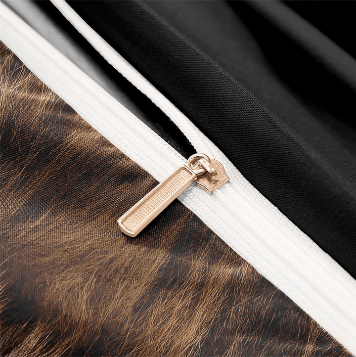 Jungle King Safari | Dekbedovertrek met Afrikaanse Leeuwprint | Trendy & Comfortabel - Sorata