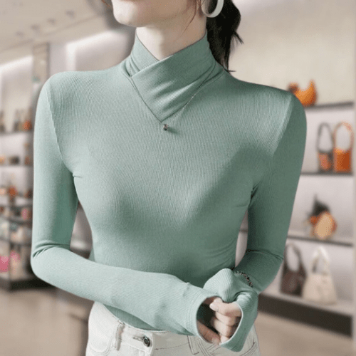 Karen - Dames Truien - Coltrui Dames - Met Schroefdraad - Damesmode - Casual Outfit - Sorata