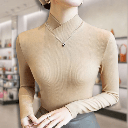 Karen - Dames Truien - Coltrui Dames - Met Schroefdraad - Damesmode - Casual Outfit - Sorata