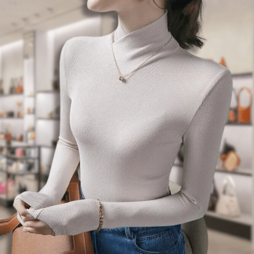 Karen - Dames Truien - Coltrui Dames - Met Schroefdraad - Damesmode - Casual Outfit - Sorata