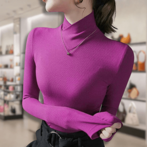 Karen - Dames Truien - Coltrui Dames - Met Schroefdraad - Damesmode - Casual Outfit - Sorata