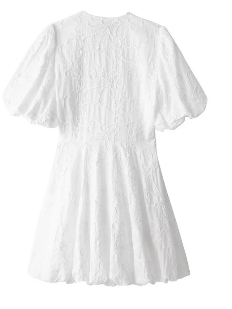 Lana | Witte Dames Mini Jurk | White Dress - Sorata