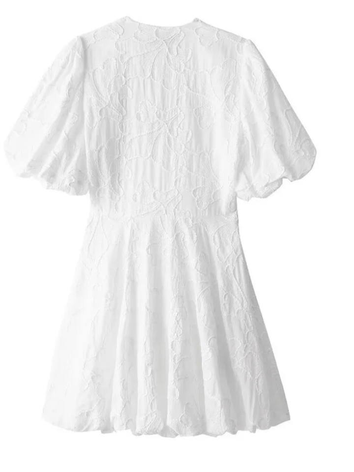 Lana | Witte Dames Mini Jurk | White Dress - Sorata