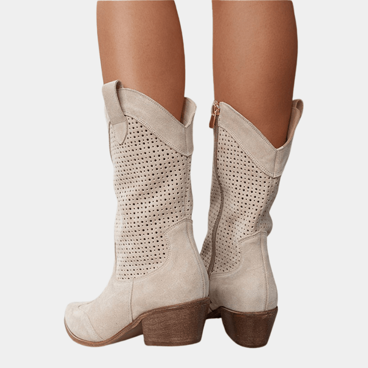 Laura | Ademende Cowboy Laarzen | Dames Schoenen - Sorata