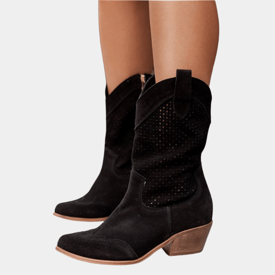 Laura | Ademende Cowboy Laarzen | Dames Schoenen - Sorata