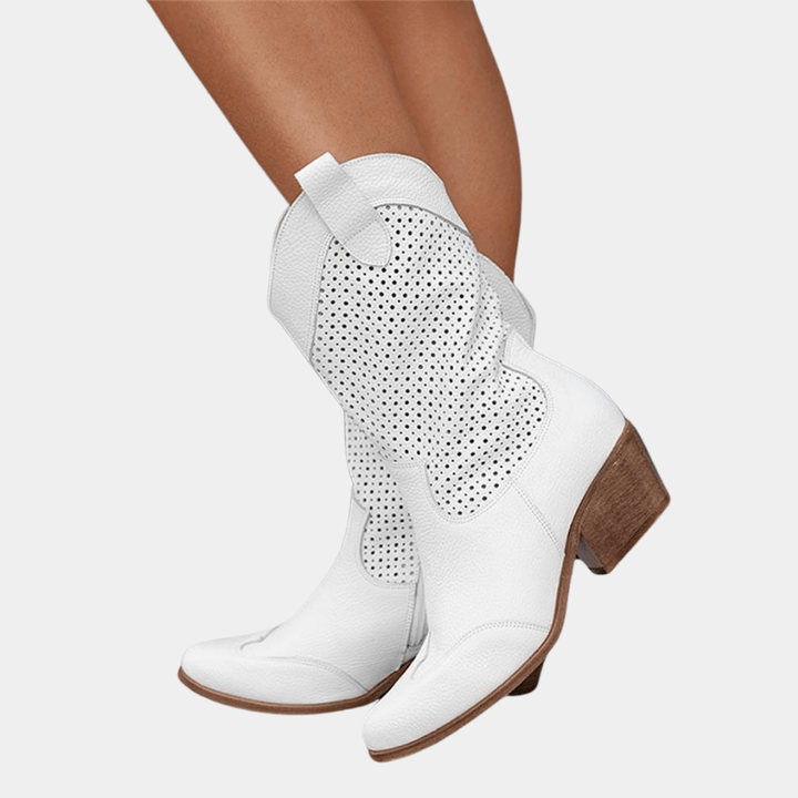 Laura | Ademende Cowboy Laarzen | Dames Schoenen - Sorata