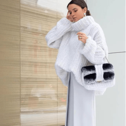 Laura - Dames Truien - Coltrui Voor Dames - Gebreide Trui Voor De Winter - Stijlvol - Sorata