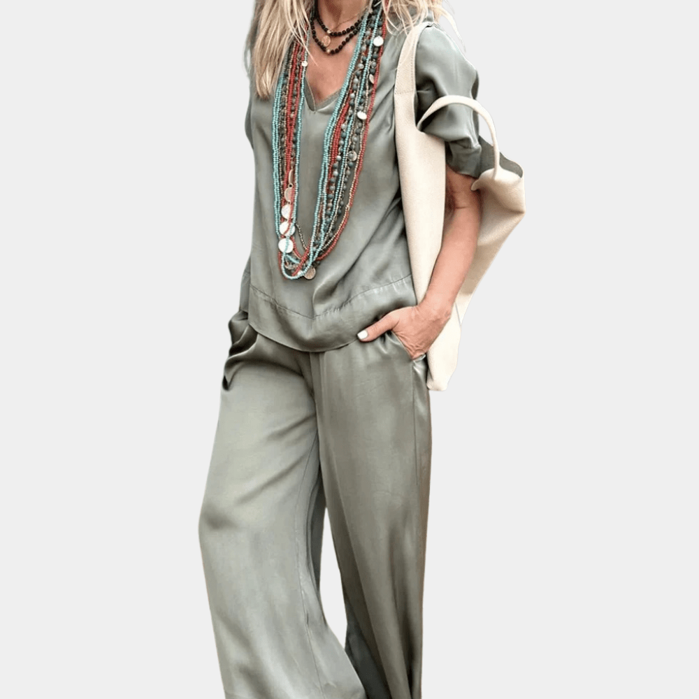 Lea | Elegante 2 - delige Damesset | Dames Two Piece Kleding Set - Sorata