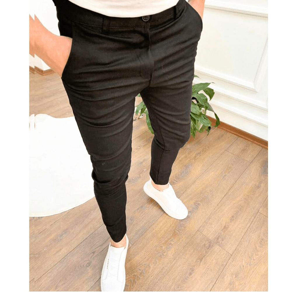 Leon - Heren Broek | Klassieke Stretch Casual Chino | Comfortabel & Flexibel - Sorata