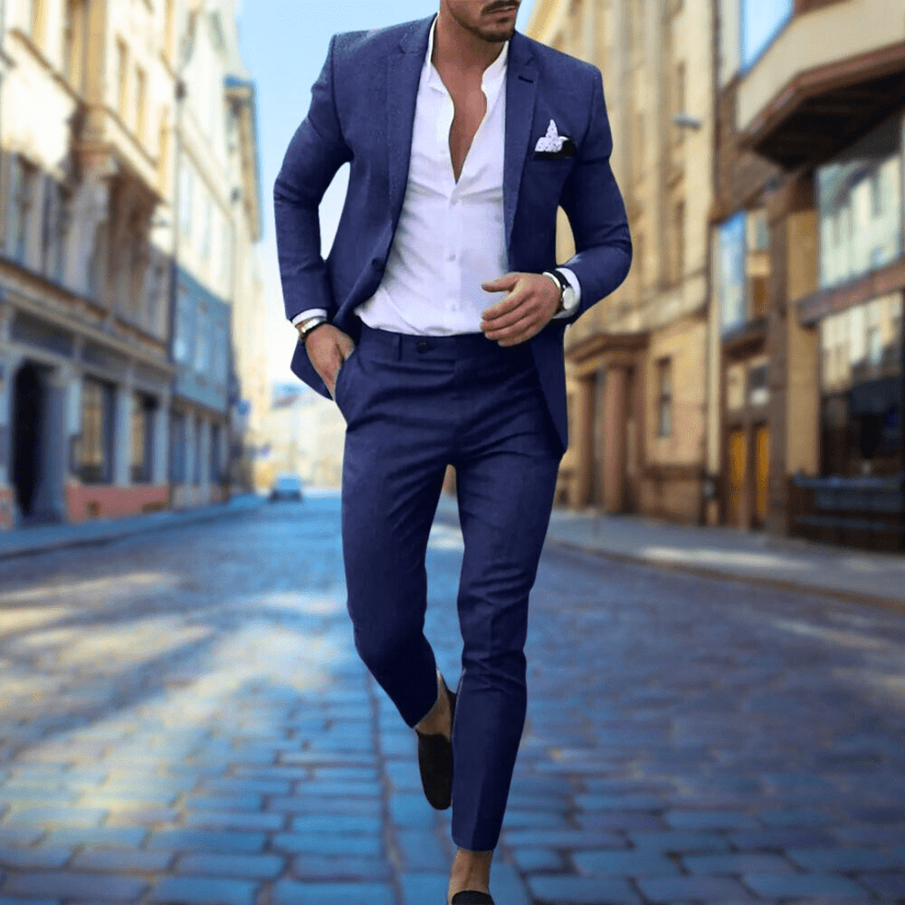 Leonardo | Slim Fit Heren Pak | Comfortabel & Elegant | Klassieke Outfit - Sorata