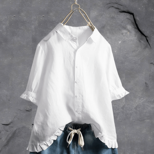 Lesley - Elegant Katoenen Shirt - Stijlvol & Comfortabel - Damesmode - Sorata