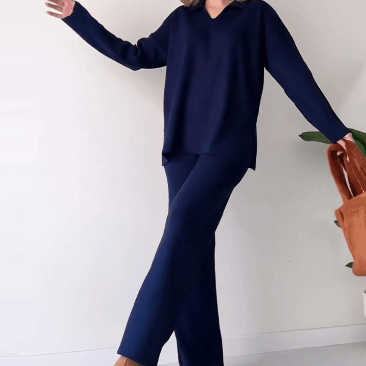 Lexy | Casual Damesset met Broek en Lang Shirt | Comfortabele Set - Sorata