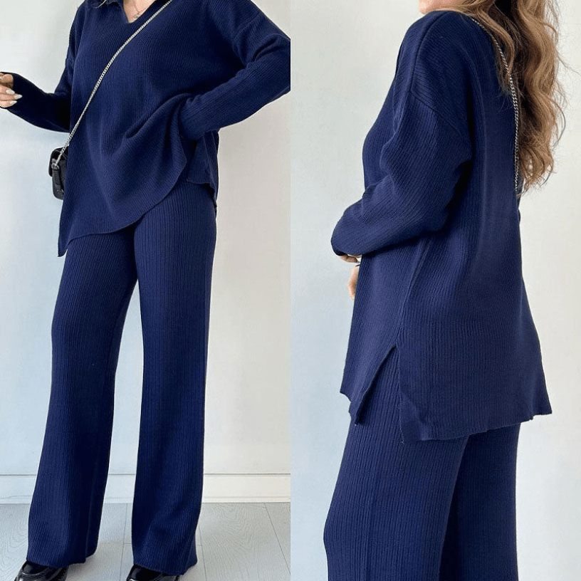 Lexy | Casual Damesset met Broek en Lang Shirt | Comfortabele Set - Sorata