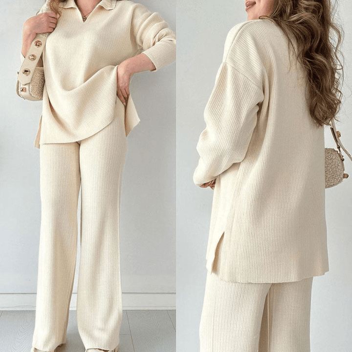 Lexy | Casual Damesset met Broek en Lang Shirt | Comfortabele Set - Sorata