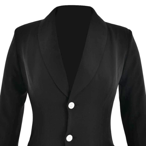 Lia - Jurk Dames - Plooi Jurk Met Lange Mouwen En Knopen - Elegant & Chic - Sorata