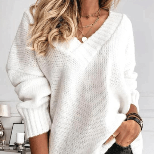 Liana | Warme Trui Dames | Elegante Kasjmier Trui | voor de Winter - Sorata