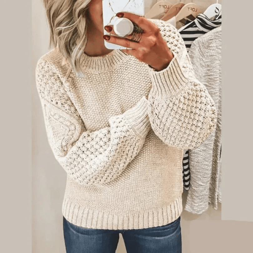 Lila | Trendy & Klassieke Dames Trui met Luxe Zachtheid | Elegant & Stylish - Sorata