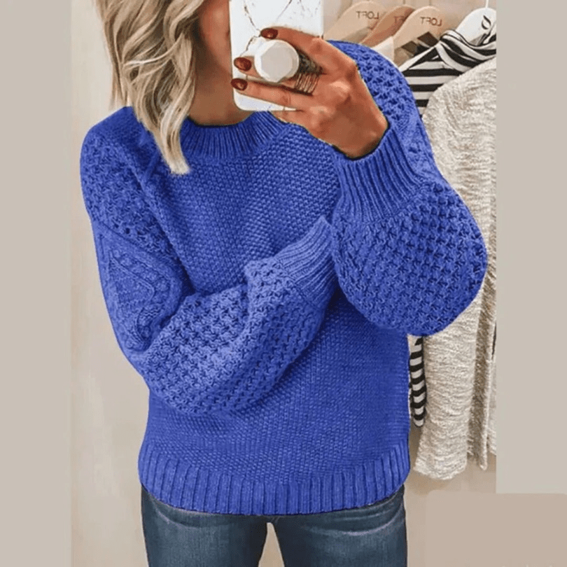 Lila | Trendy & Klassieke Dames Trui met Luxe Zachtheid | Elegant & Stylish - Sorata