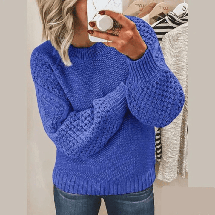 Lila | Trendy & Klassieke Dames Trui met Luxe Zachtheid | Elegant & Stylish - Sorata