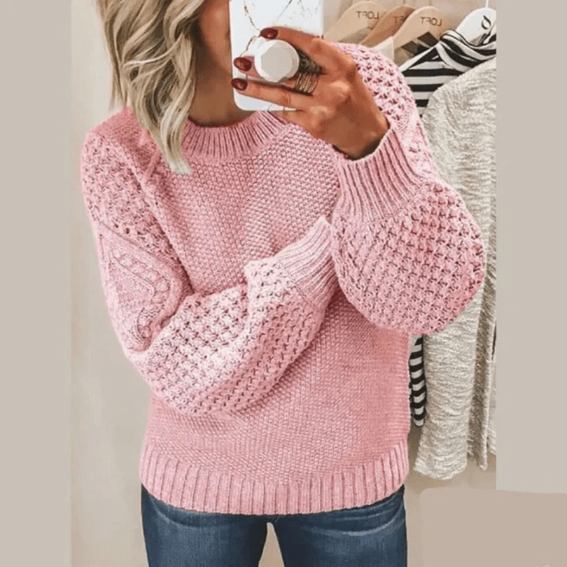 Lila | Trendy & Klassieke Dames Trui met Luxe Zachtheid | Elegant & Stylish - Sorata