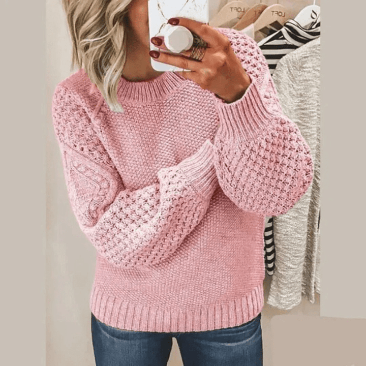 Lila | Trendy & Klassieke Dames Trui met Luxe Zachtheid | Elegant & Stylish - Sorata
