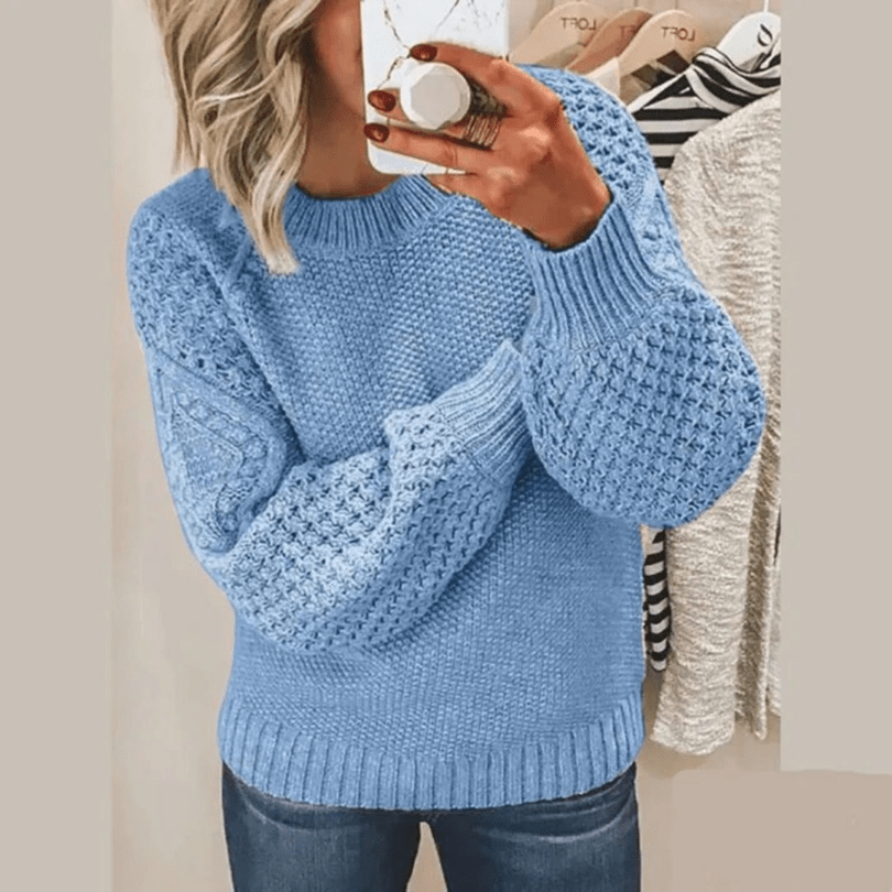 Lila | Trendy & Klassieke Dames Trui met Luxe Zachtheid | Elegant & Stylish - Sorata