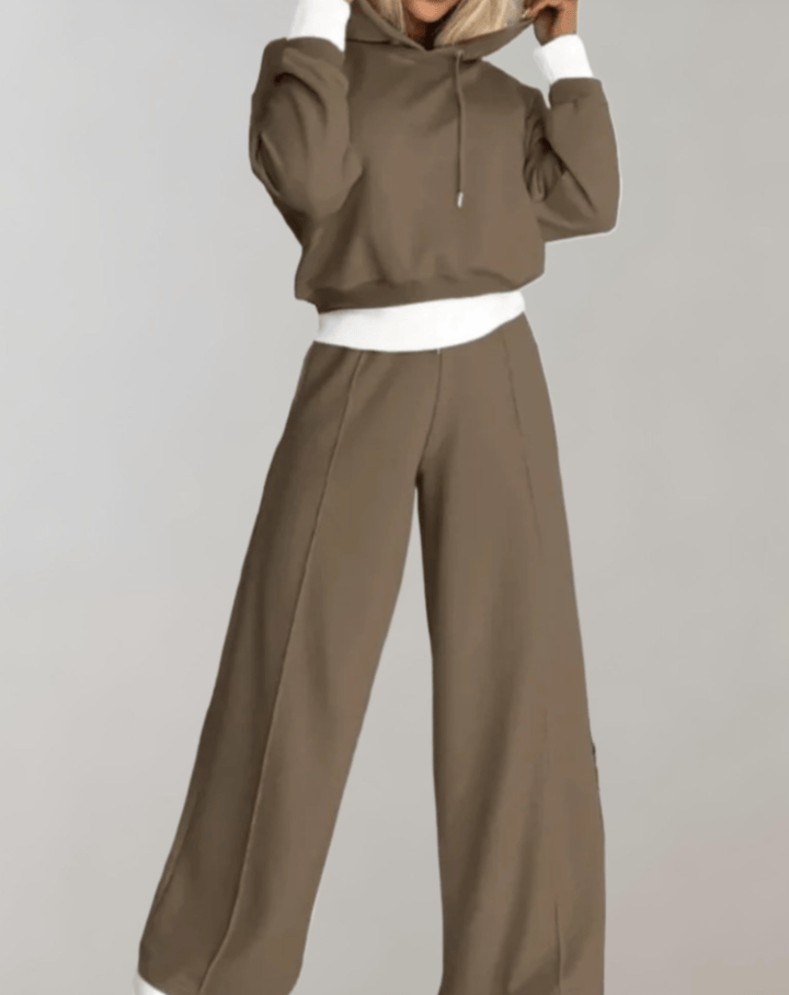 Livy | Moderne Hoodie en Broek Set | Dames Tweedelige Set - Sorata