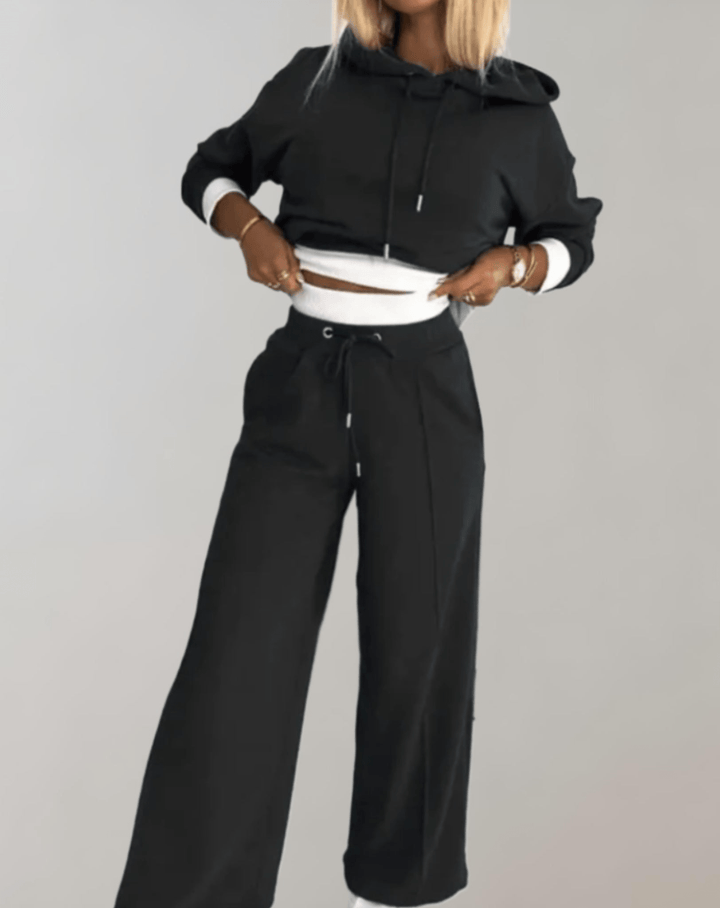 Livy | Moderne Hoodie en Broek Set | Dames Tweedelige Set - Sorata