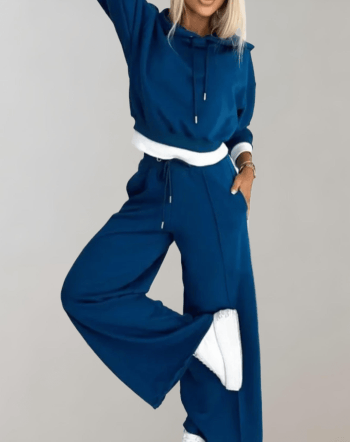Livy | Moderne Hoodie en Broek Set | Dames Tweedelige Set - Sorata