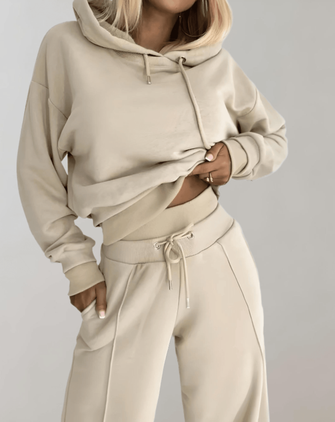 Livy | Moderne Hoodie en Broek Set | Dames Tweedelige Set - Sorata