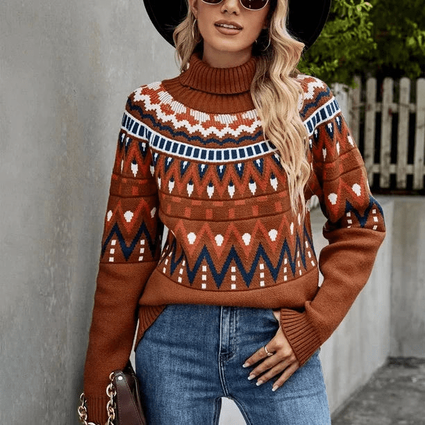 Lola | Stijlvolle Gebreide Trui | Warme Truien | Dames Jumper Sweater - Sorata