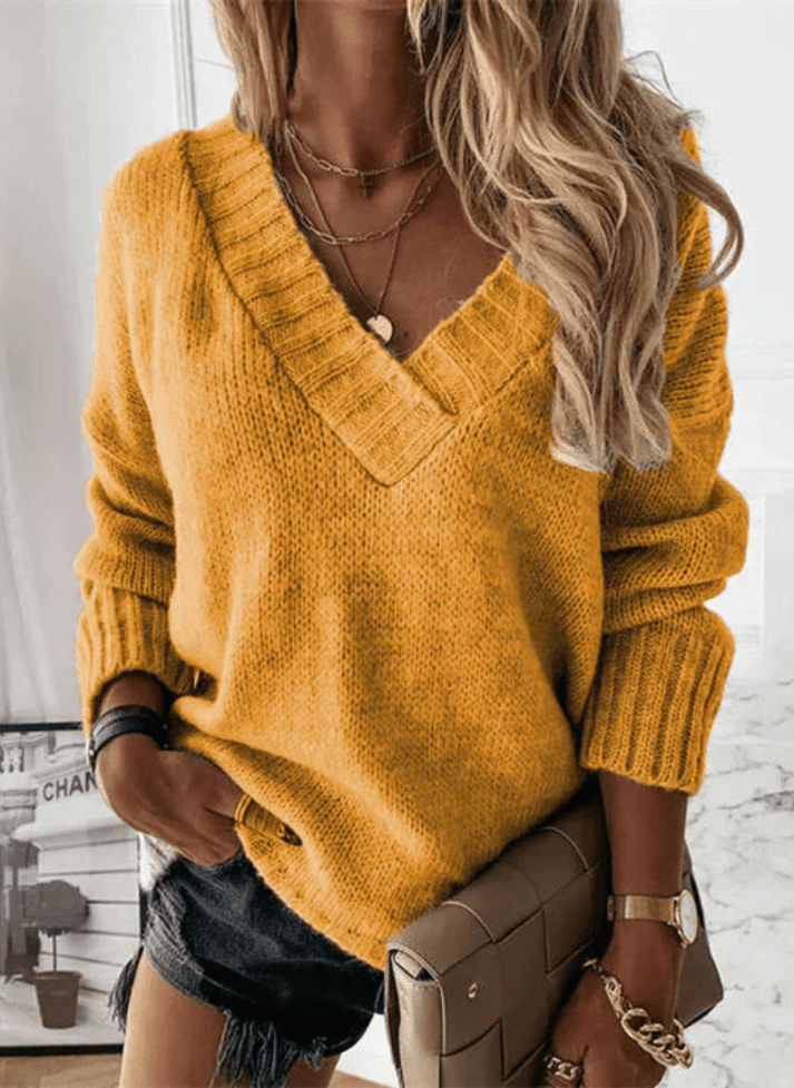 Lora | Dames Trui | Jumper Vest | Sweater Met Ademende En Zachter Materiaal - Sorata