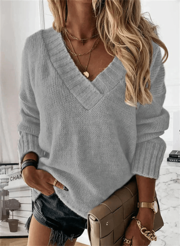 Lora | Dames Trui | Jumper Vest | Sweater Met Ademende En Zachter Materiaal - Sorata